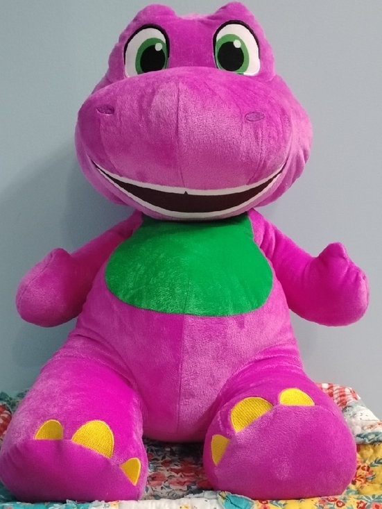 Barneys New York Other - NWOT Fisher Price Barney Pink and Green Plush Dino Stuffed Toy